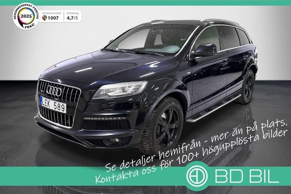 Audi Q7 3.0 TDI 245HK Quattro S-Line Pano 7-sits Värmare Drag - 2013