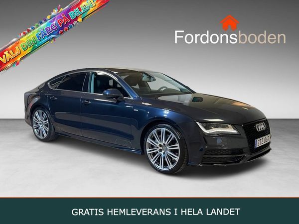 Audi A7 Sportback 3.0 TDI V6 Quattro S-Line Navi Skinn 313hk - 2014
