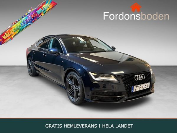 Audi A7 Sportback 3.0 TDI V6 Quattro S-Line Navi Skinn 313hk - 2014