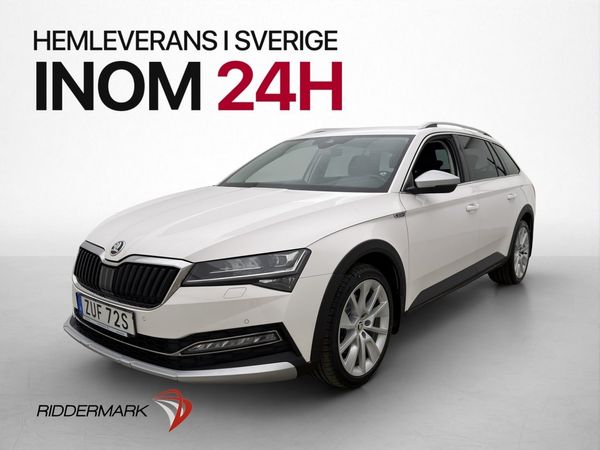 Skoda Superb Scout 2.0 TDI 4x4 Drag Värmare Kamera Canton - 2020