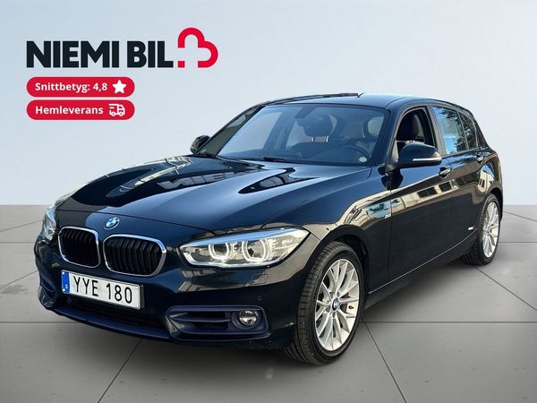 BMW 118 d Sport Line xDrive MoK-värmare/SoV-däck/Rattvärme/Navi - 2018