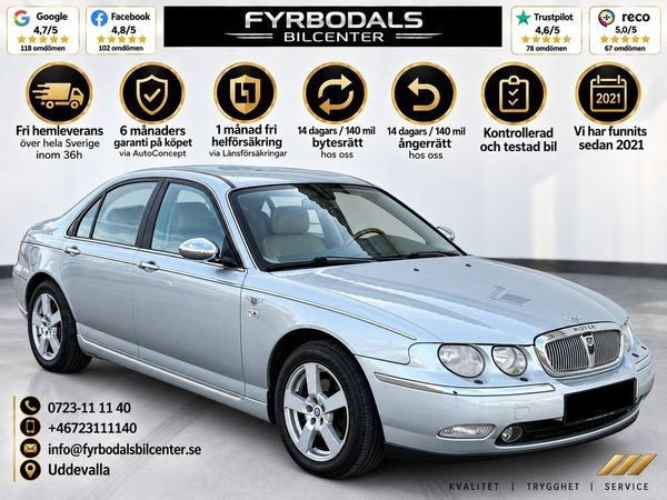 Rover 75 2,0 V6 150hk Auto Connoisseur Bentley Edition 853kr/mån - 2000