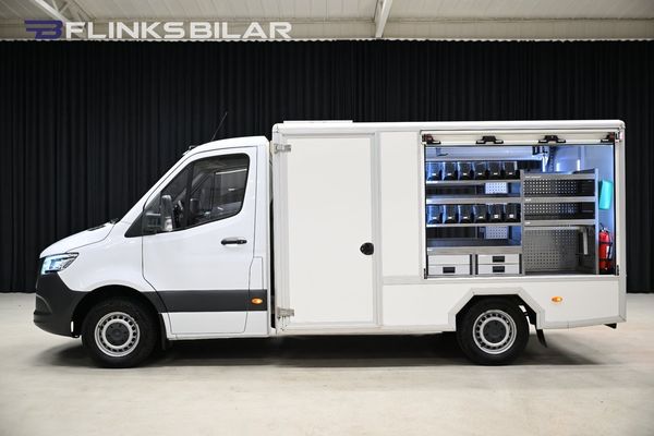 Mercedes Sprinter 316 316 Servicebil|Påbyggnad|Aluca-Inredd|Solceller|SeUtr!! - 2019