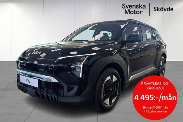 Kia EV3 PRIVATLEASING KAMPANJ 4 495:-/mån ink. serviceavt... - 2026