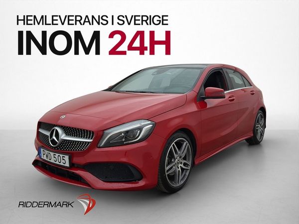 Mercedes A180 d 109hk AMG Line Kamera Pano Sensorer - 2018