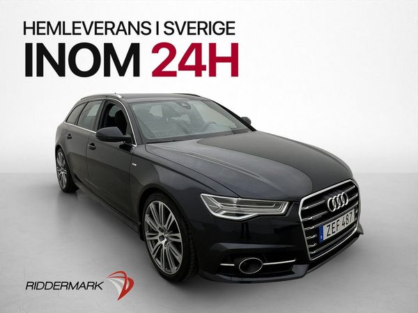 Audi A6 3.0 TDI V6 S-Line Värmare Skinn Drag Kamera Matrix - 2018