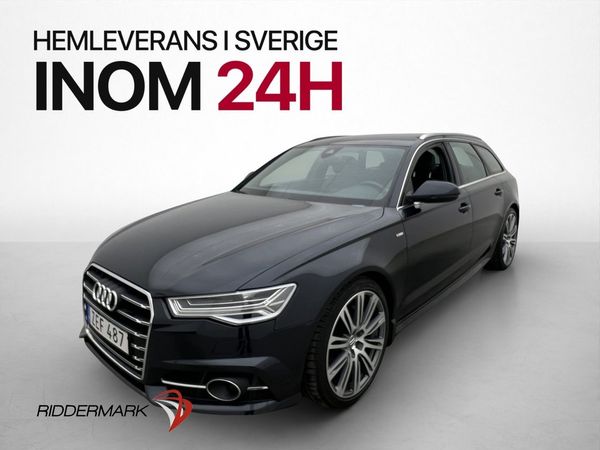 Audi A6 3.0 TDI V6 Q 272hk S-Line Drag Värmare Skinn Matrix - 2018
