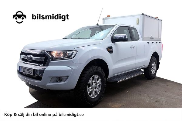 Ford Ranger SuperCab 2.2 TDCi 4x4 Aut Drag Kamera Värmare 160hk - 2017