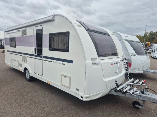 Adria Alpina 613 UP 2179:-/Mån Husvagn Långbädd - 2018