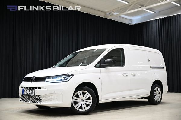 Volkswagen Caddy Maxi DSG 122HK Nedlackad|LED|Dubbeldörr|Inredd|Leasbar|SeUtr - 2022
