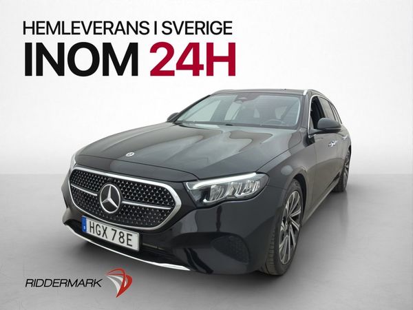 Mercedes E300 T 313hk Avantgarde MOMS Drag Läder Kam - 2024