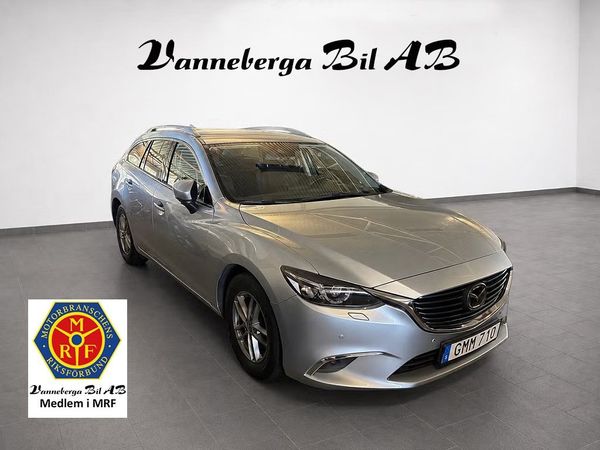 Mazda 6 Wagon 2.2 SKYACTIV-D AWD Drag/Skinn/Backkamera/Euro - 2016