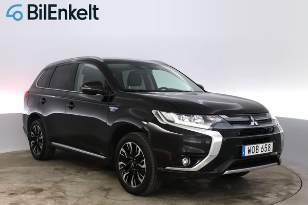 Mitsubishi Outlander PHEV 4WD Business Drag Kamera Läder - 2018