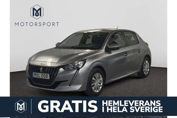 Peugeot 208 1.2 PT 75hk Carplay Farthållare Sätesvärme Låga mil - 2021