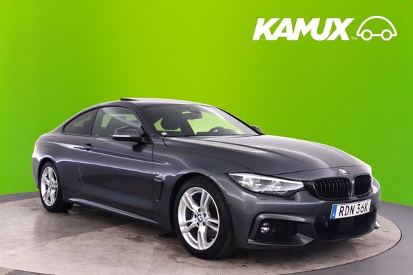 BMW 430 i Coupé 252hk M Sport 360 Pano HuD H/K Navi Läder - 2020