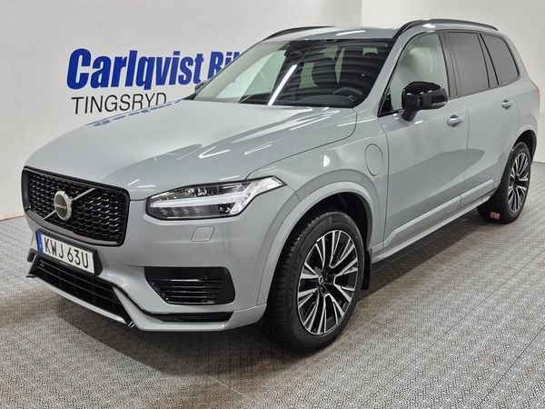 Volvo XC90 T8 Recharge Plus Dark 7-sits plug in 456HK 4x4 Läder - 2025
