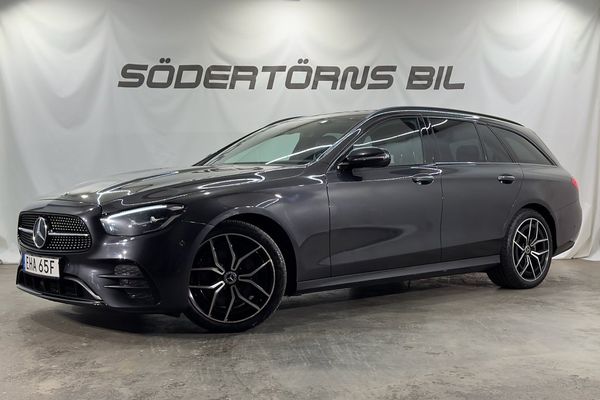 Mercedes E220 T d 4MATIC AMG DRAG VÄRMARE KAMERA MOMSBIL - 2021