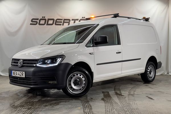 Volkswagen Caddy Maxi 2.0 TDI 4M DRAG VÄRMARE VERKSTADSINREDD MOMSBIL - 2020