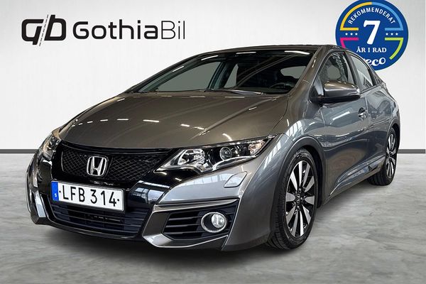 Honda Civic 1.6 i-DTEC Sport Farthållare Backkamera Full servad - 2015