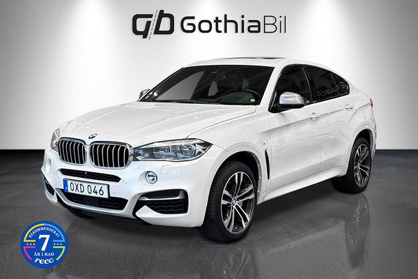 BMW X6 M50d Aut M Sport HUD Värmare Navi Pano Drag Läder Nybes - 2015