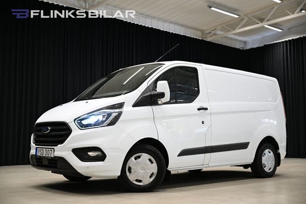Ford Transit Custom 130HK Automat|Inredd|LED|Drag|Värmare|Backkamera - 2018
