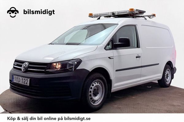 Volkswagen Caddy Maxi Skåp 1.4 TGI CNG Aut Drag Specialinredd P-Sens LÅGMIL - 2017