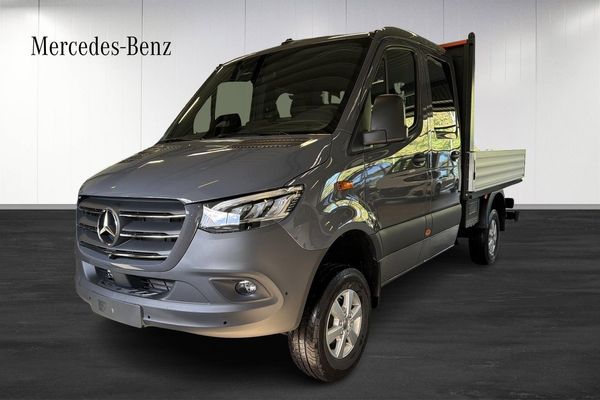 Mercedes Sprinter 319 4x4 Dubbelhytt A2 Flakbil #Beställningsbil# - 2026