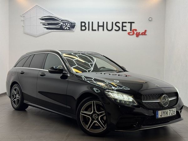 Mercedes C200 T 4M 184hk AMG Värmare/Läder/Kamera MOMSBIL - 2019