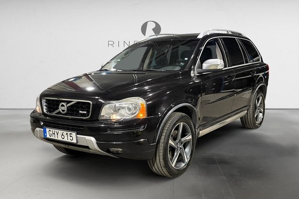 Volvo XC90 D5 200 HK AUT AWD R-DESIGN D-VÄRM KAMREM BYTT 7SITS 19" - 2014