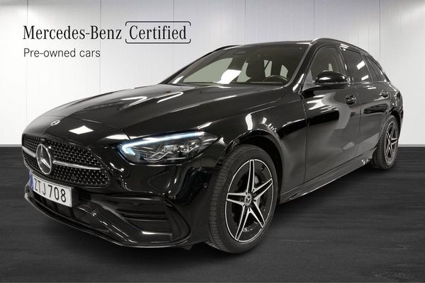 Mercedes C300 T e AMG Nightpaket Värmare Carplay - 2023