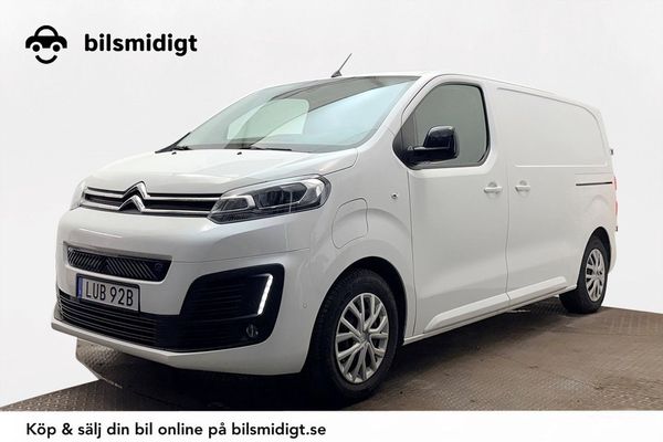Citroen e-Jumpy 75 L2 Drag Inredd 2xSidodörr 3sits Nav Kamera Delläder - 2021