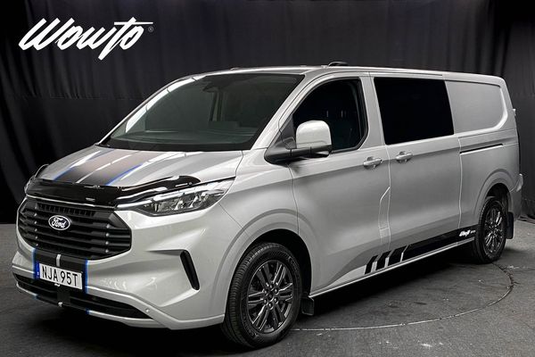 Ford Transit Custom 320 Crew Van 2.0 AWD 170HK L2 5-Sits /Moms - 2025