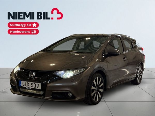 Honda Civic Tourer 1.6 i-DTEC Sport Drag Kamera Farthållare S&Vhjul - 2014