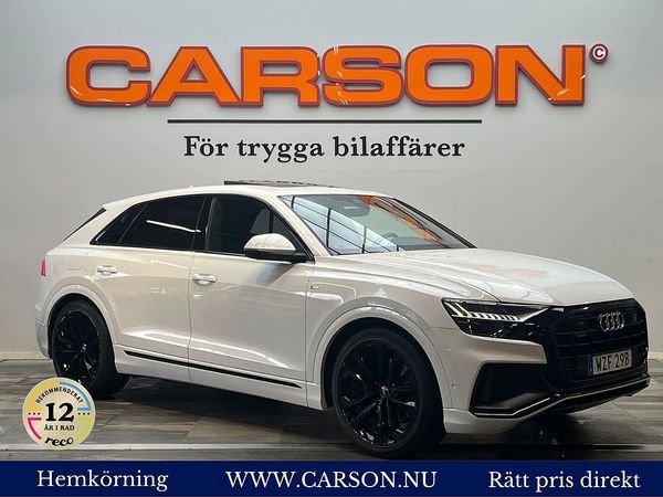 Audi Q8 50 TDI Q S Line B&O Matrix 360° Luftfjädring Pano - 2020
