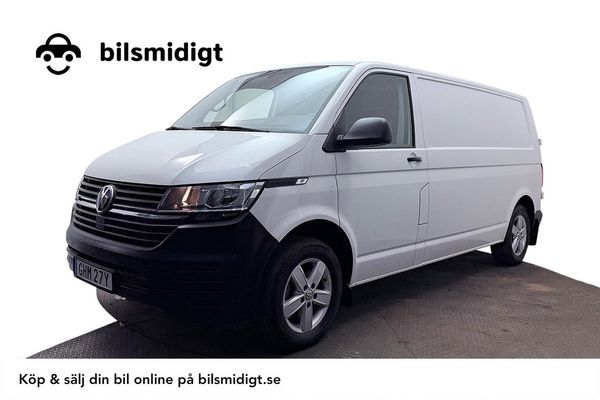 Volkswagen e-Transporter LWB 37.3 kWh Drag Inredd 3-sits CCS Kamera MOMS - 2021