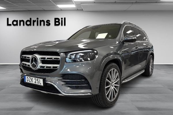 Mercedes GLS400 d 4MATIC AMG Pano Drag Kaptensstolar 6-Sits Värmare - 2019