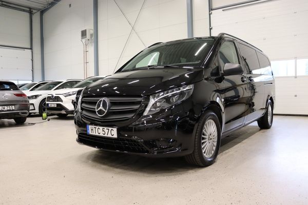 Mercedes e-Vito Tourer Tourer 129 3.5t B-Kamera Läder 9Sits EX.LÅNG 204hk - 2023