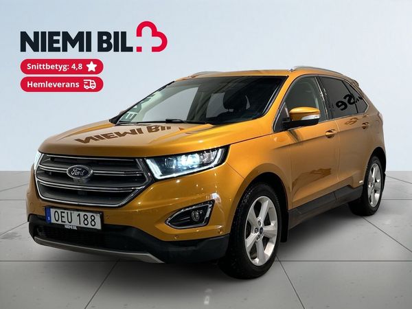 Ford Edge 2.0 AWD Titanium Drag Dvärm Skinn Elbaklucka S/V-hjul - 2016