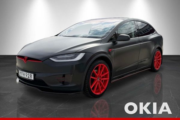 Tesla Model X P100D Drag Navi Kamera Moms - 2017