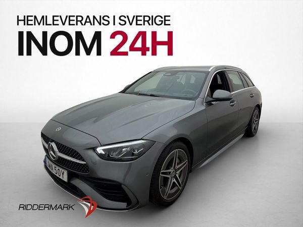 Mercedes C200 AMG Cockpit Navi Kamera Halvskinn Drag - 2024