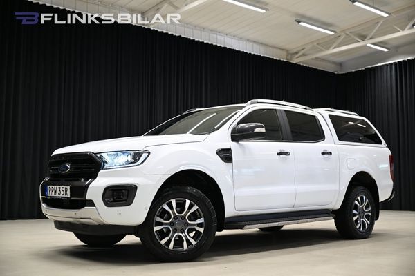 Ford Ranger 213HK Automat|Wildtrack|Kåpa|Drag|Värmare|Moms|SeUtr!! - 2022