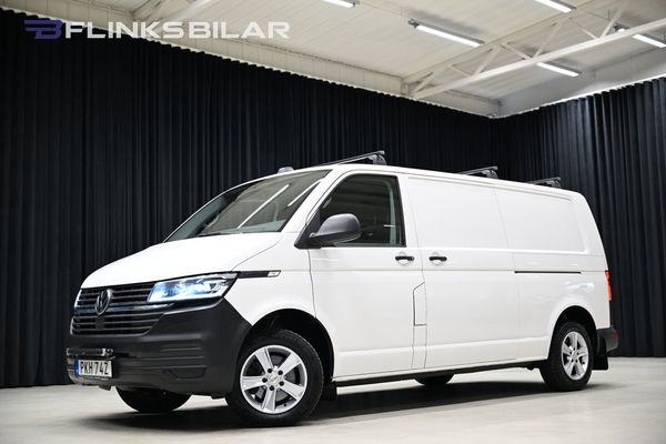 Volkswagen Transporter DSG 150HK L2|Inredning|Dubbeldörr|LED|Inverter|Leasbar - 2021
