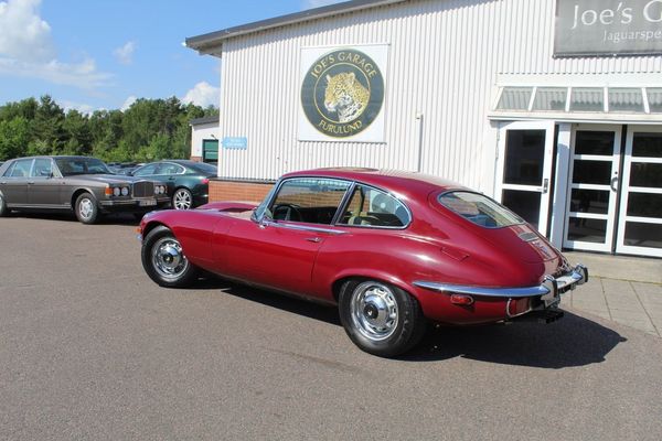 Jaguar E-Type V12 Series 3, orenoverad originalbil, mkt påkostad - 1971
