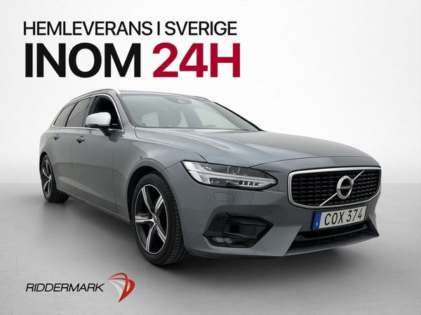 Volvo V90 D4 R-Design VOC Värmare Drag Skinn/Alcantara Navi - 2018