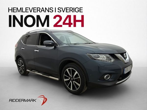 Nissan X-Trail 1.6 DIG-T Tekna 7-Sits M/K-Värmare Pano 360° - 2015