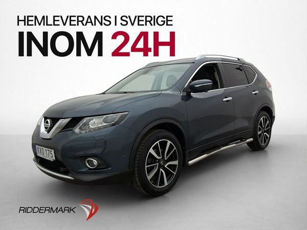 Nissan X-Trail 1.6 DIG-T Tekna 7-Sits M/K-Värmare Pano 360° - 2015