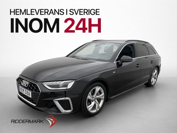 Audi A4 40 TDI Q S Line Värmare Drag Rattvärme MOMS - 2020