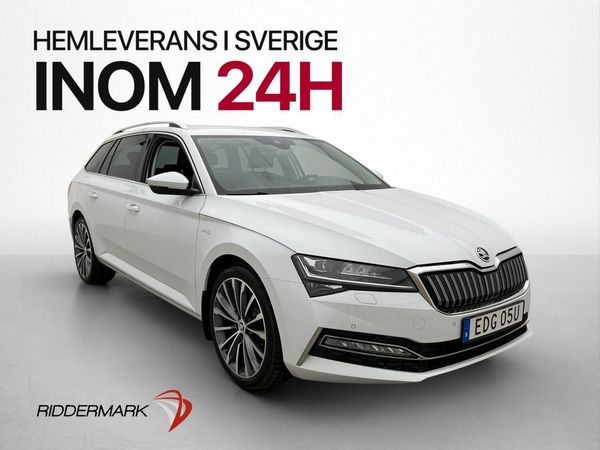 Skoda Superb 1.4 TSI iV L&K Värmare Drag Canton Skinn Kamera - 2022