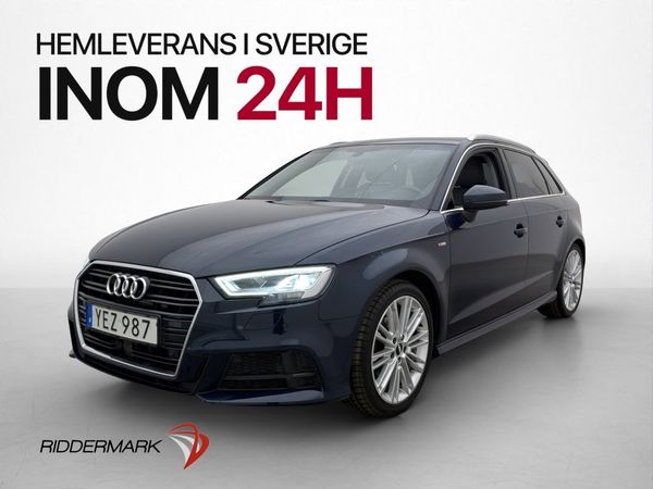 Audi A3 1.4 TFSI 150hk S Line Värmare B&O Halvskinn Cockpit - 2017