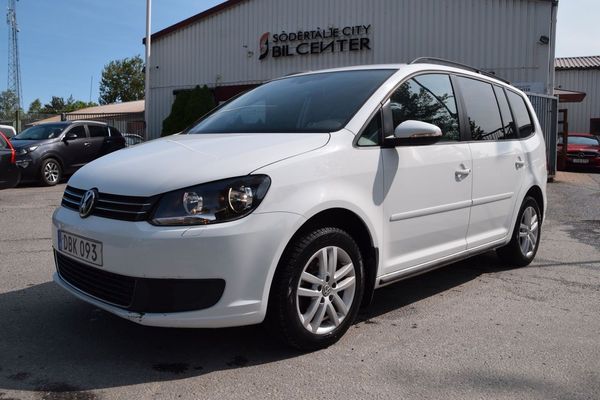 Volkswagen Touran 5-sätes 1.4 TGI EcoFuel Masters Moms Bil Euro 5 - 2014